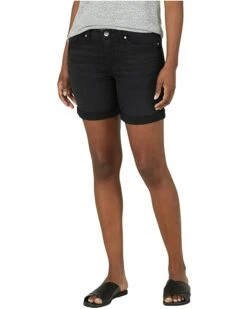 Lee Ultra Lux Straight Leg Shorts Regular Fit Mid-Rise