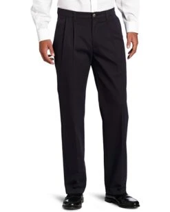 Lee Men's Big & Tall Big-Tall Comfort-Waist Custom-fit Pleated Pant | Pants