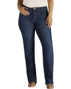 Lee Instantly Slim Straight Leg Jeans (Plus)