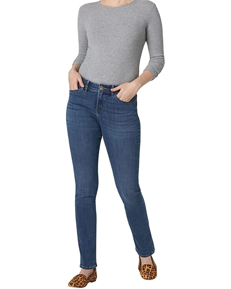 Lee Flex Motion Regular Fit Straight Leg Jeans Mid-Rise 3 Lee Flex Motion Regular Fit Straight Leg Jeans Mid-Rise - Image 3