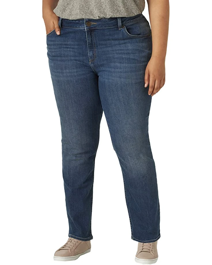 Lee Regular Fit Straight Leg Jeans (Plus) 6 Lee Regular Fit Straight Leg Jeans (Plus) - Image 6